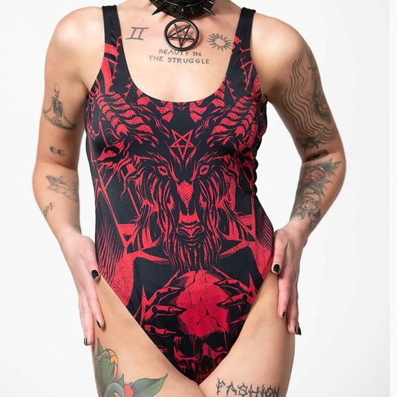 Killstar Other - Killstar Beach Beast One Piece Swimsuit XXL NWT
